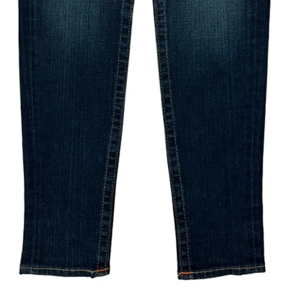 Made In USA True Religion Skinny Jeans - 28W US 2 Dark Wash Cotton Blend - Image 10