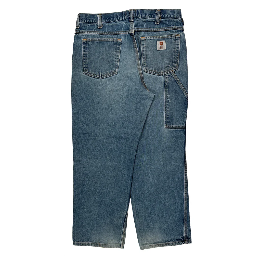 Made In USA Tyndale Carpenter Jeans - 34W 30L Blue Denim