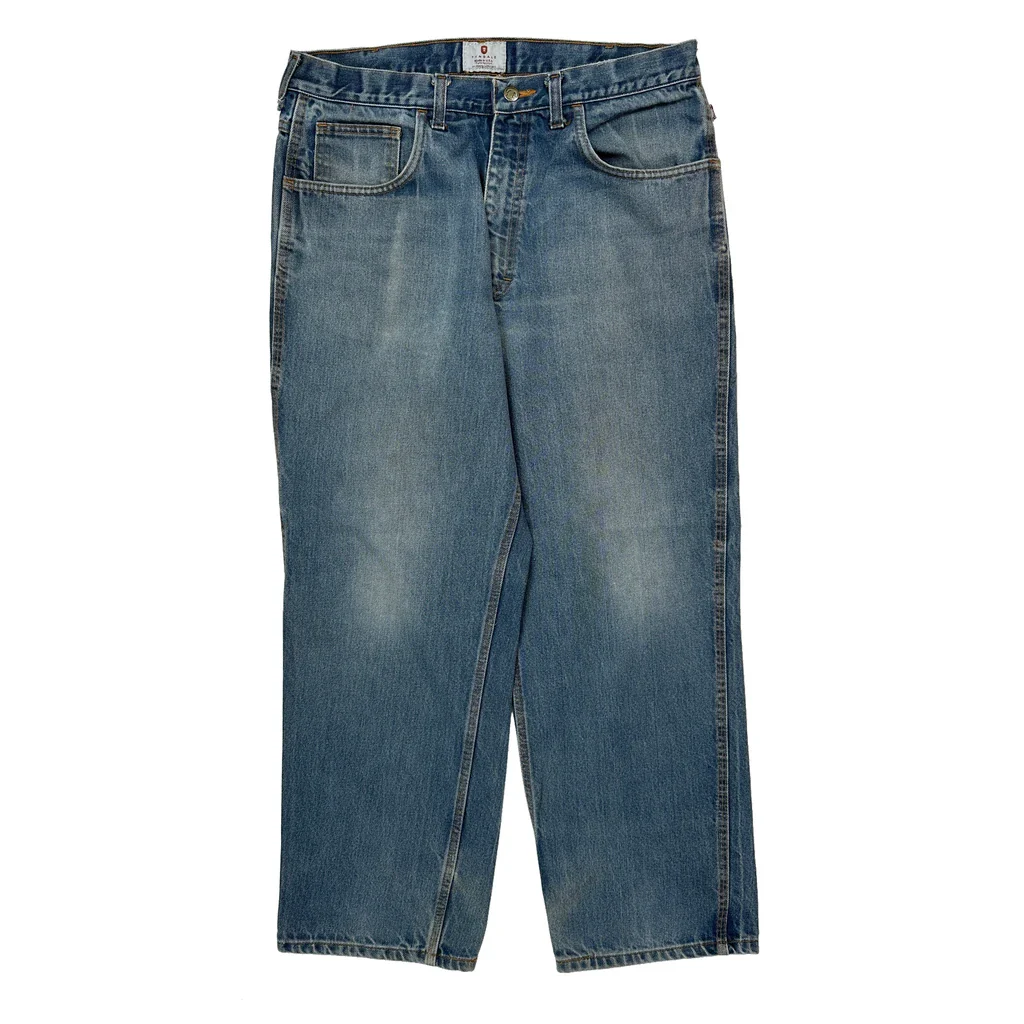 Made In USA Tyndale Carpenter Jeans - 34W 30L Blue Denim - Image 2