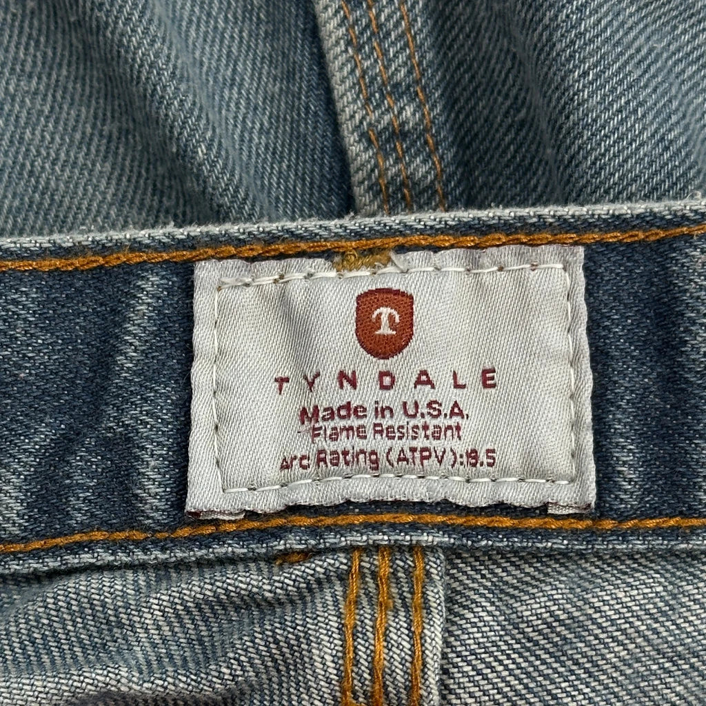 Made In USA Tyndale Carpenter Jeans - 34W 30L Blue Denim - Image 6