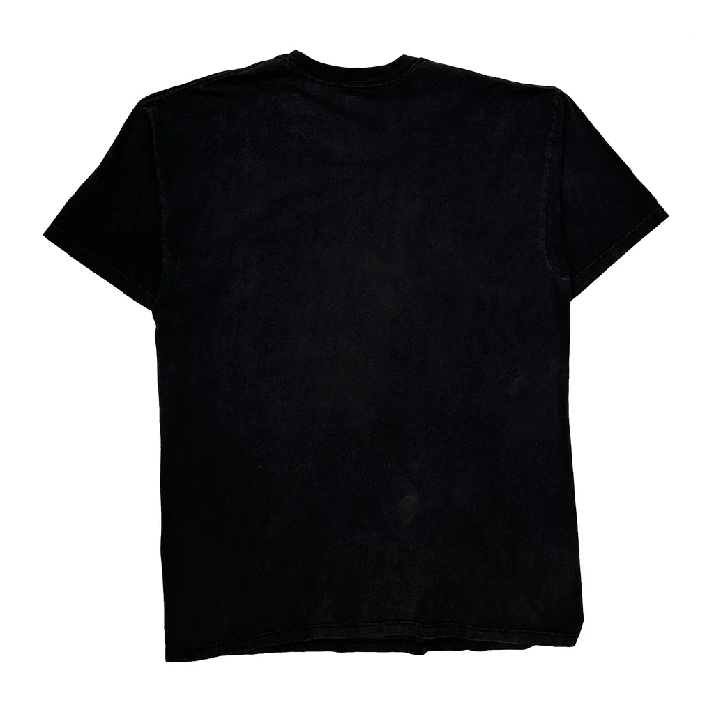 Made In USA, USA Basketball Logo 7 Graphic T-Shirt - XL Black Cotton - Image 2