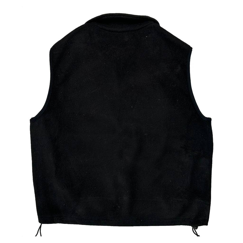 Made In USA Woolrich Fleece Jacket - Large Black Polyester - Image 2