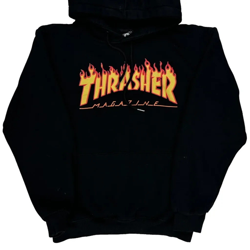 Magazine Thrasher Graphic Hoodie - Large Black Cotton - Image 5
