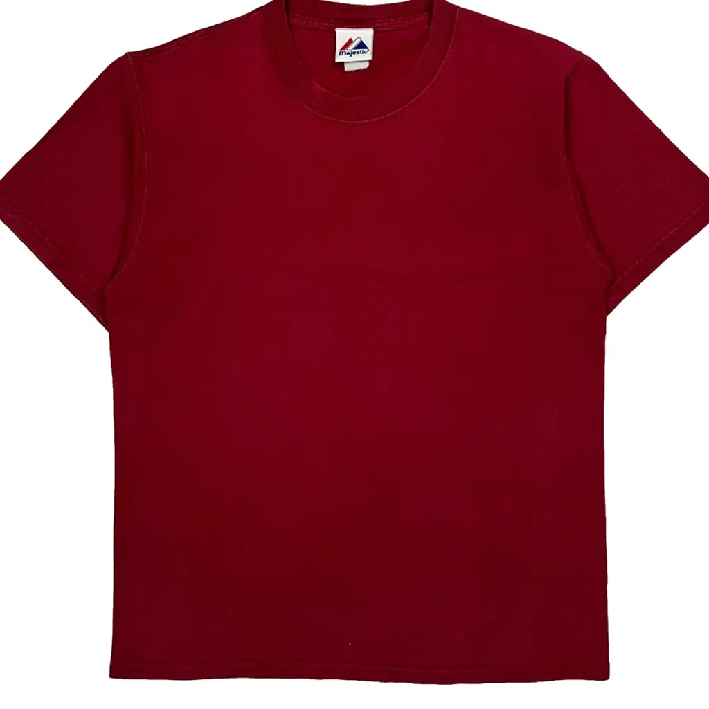 Majestic T-Shirt - Large Red Cotton - Image 5