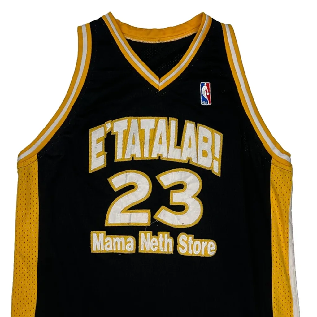 Mama Neth Store Nba Jersey - Medium Yellow Polyester - Image 4