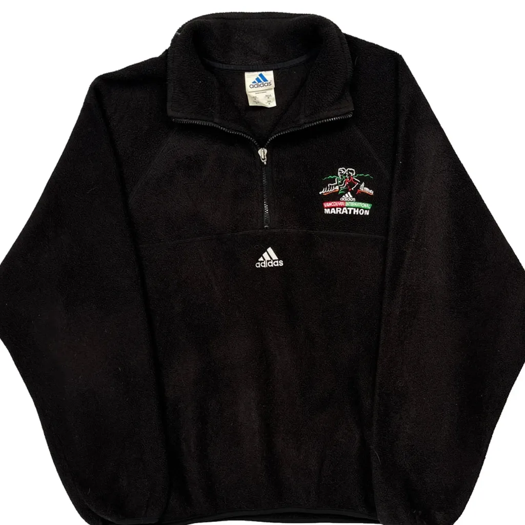 Marathon Adidas Fleece - Medium Black Polyester - Image 4