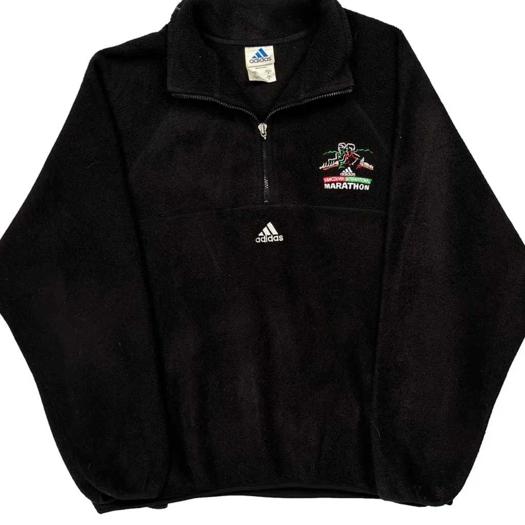 Marathon Adidas Fleece - Medium Black Polyester - Image 5