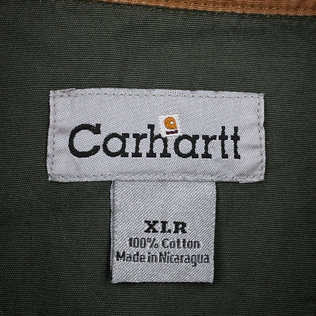Marine Professionals Carhartt Short Sleeve Shirt - XL Green Cotton - Image 3