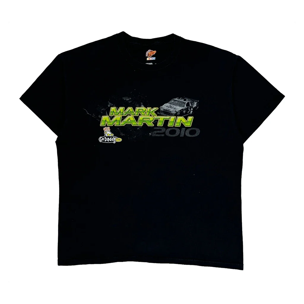 Mark Martin Winners Circle Nascar T-Shirt - XL Black Cotton