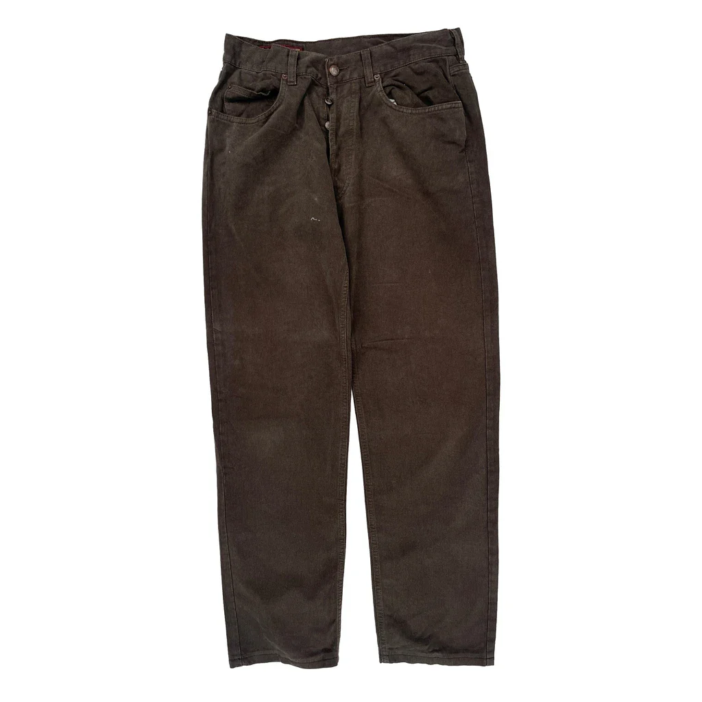 Marlboro Classics Cord Pants - 30″ Waist Brown Corduroy - Image 2