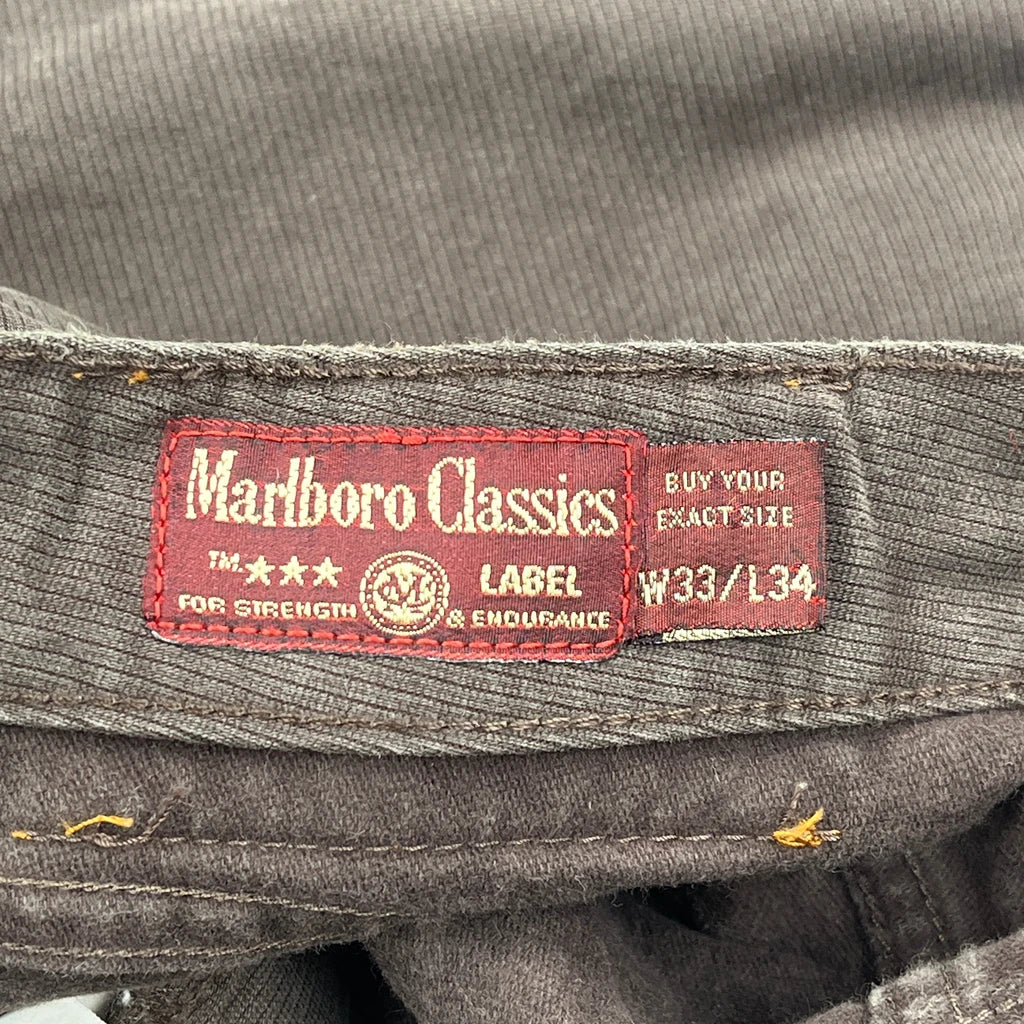 Marlboro Classics Cord Pants - 30″ Waist Brown Corduroy - Image 6