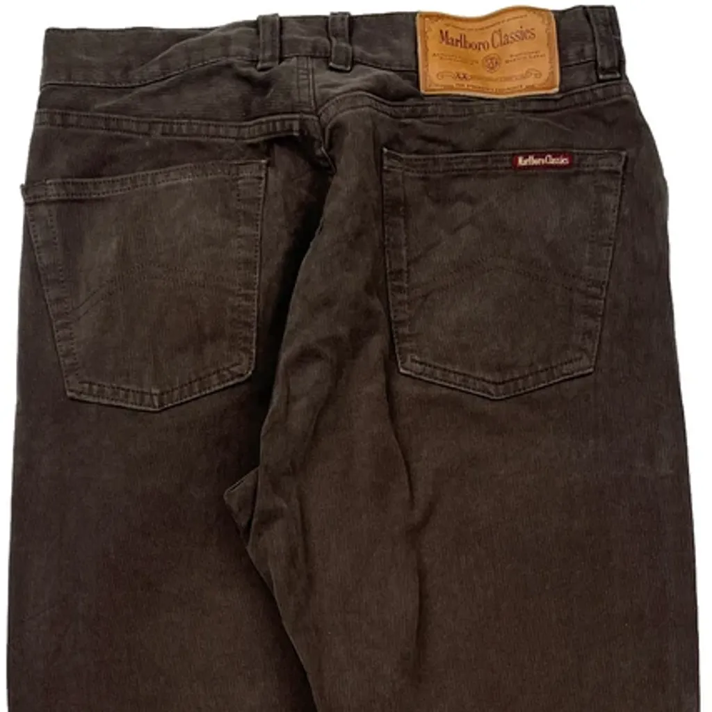 Marlboro Classics Cord Pants - 30″ Waist Brown Corduroy - Image 7