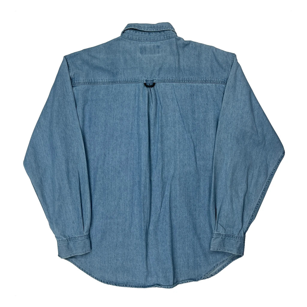 Marlboro Denim Shirt - Large Blue Cotton - Image 2
