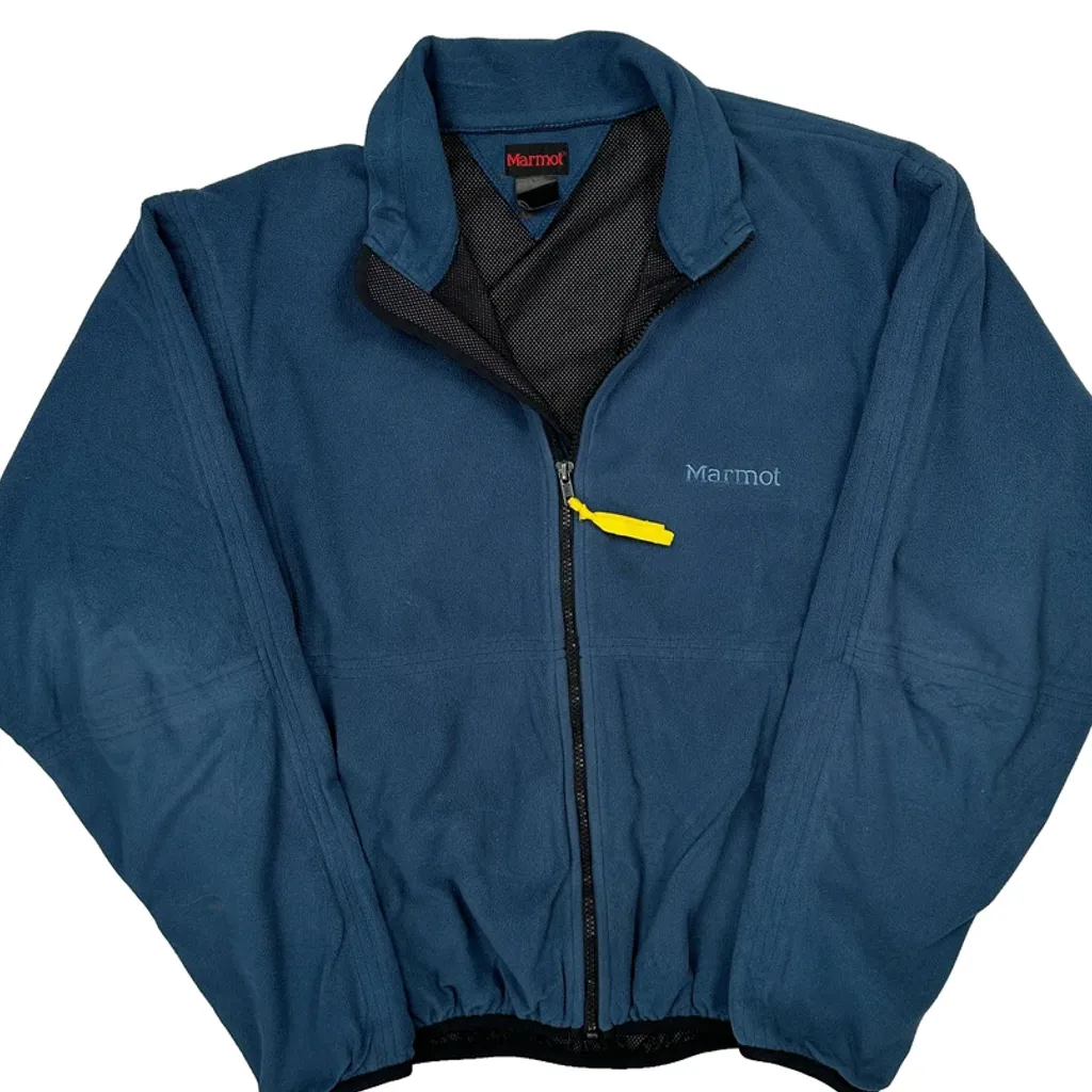 Marmot Fleece Jacket - Large Blue Polyester - Image 6