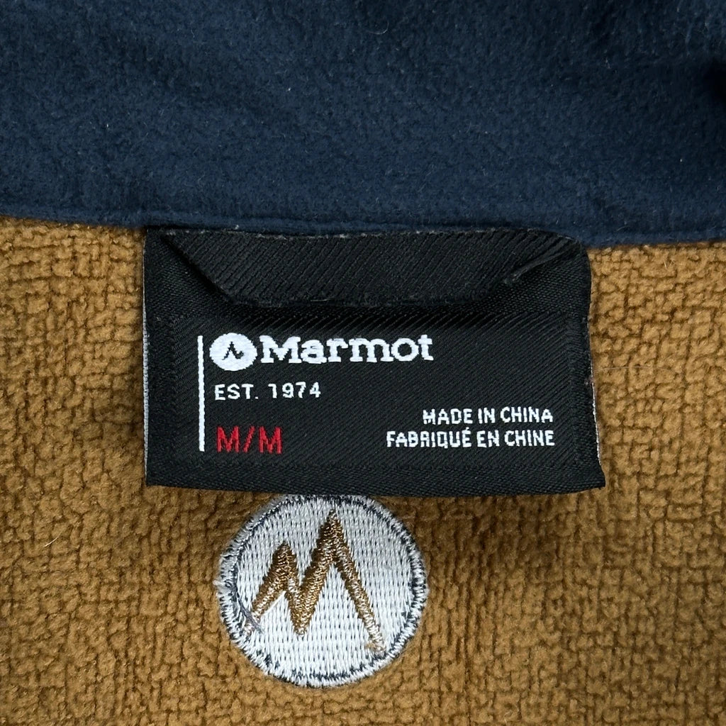 Marmot Fleece Jacket - Medium Blue Polyester - Image 3
