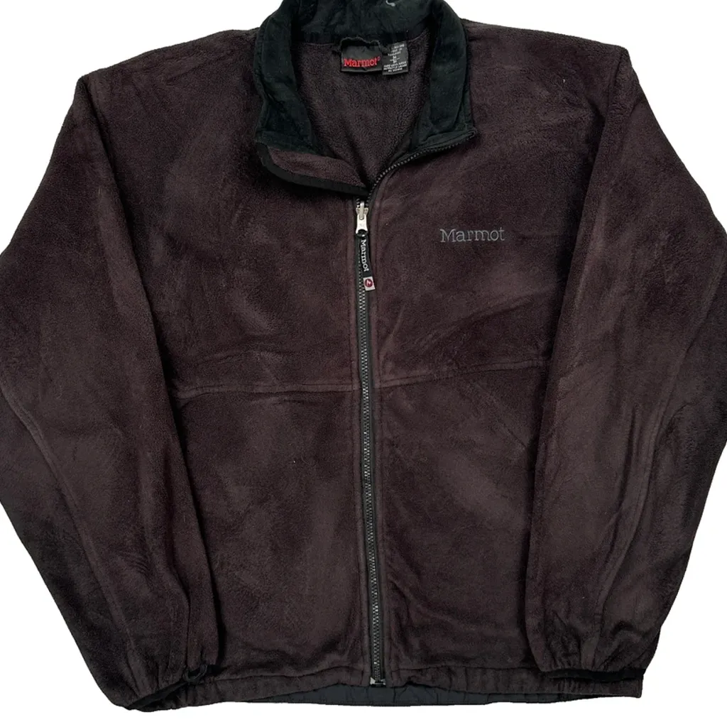Marmot Fleece Jacket - Medium Brown Polyester - Image 4