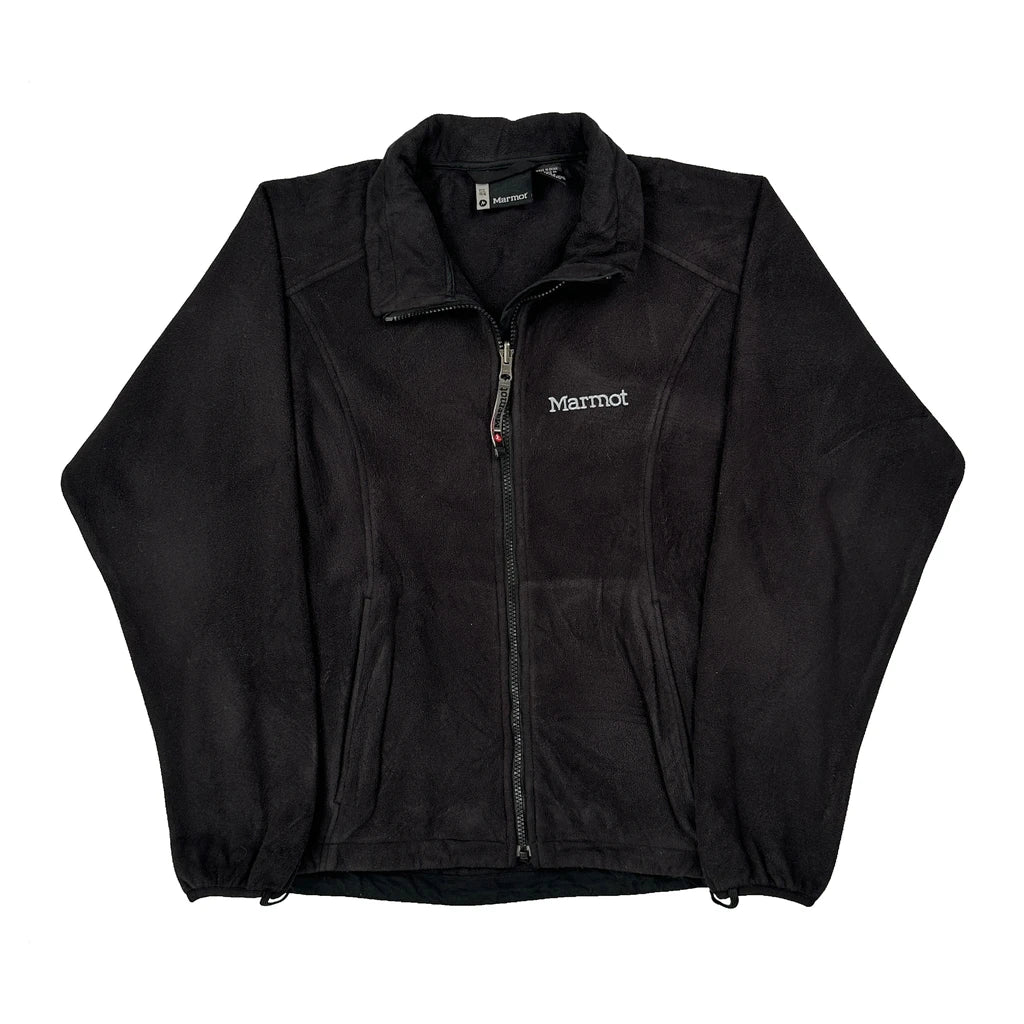 Marmot Fleece Jacket - Medium Black Polyester
