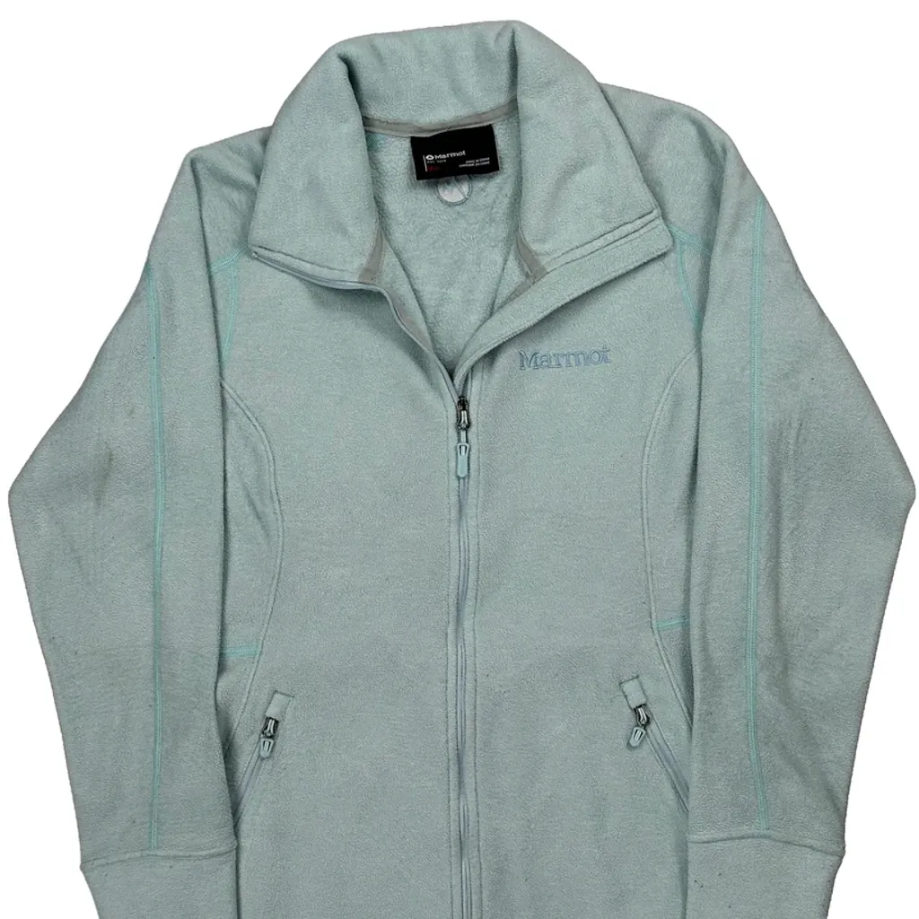 Marmot Fleece Jacket - Medium Blue Polyester - Image 4