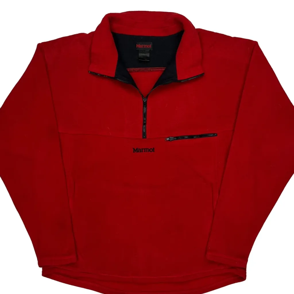 Marmot Fleece - Medium Red Polyester - Image 4