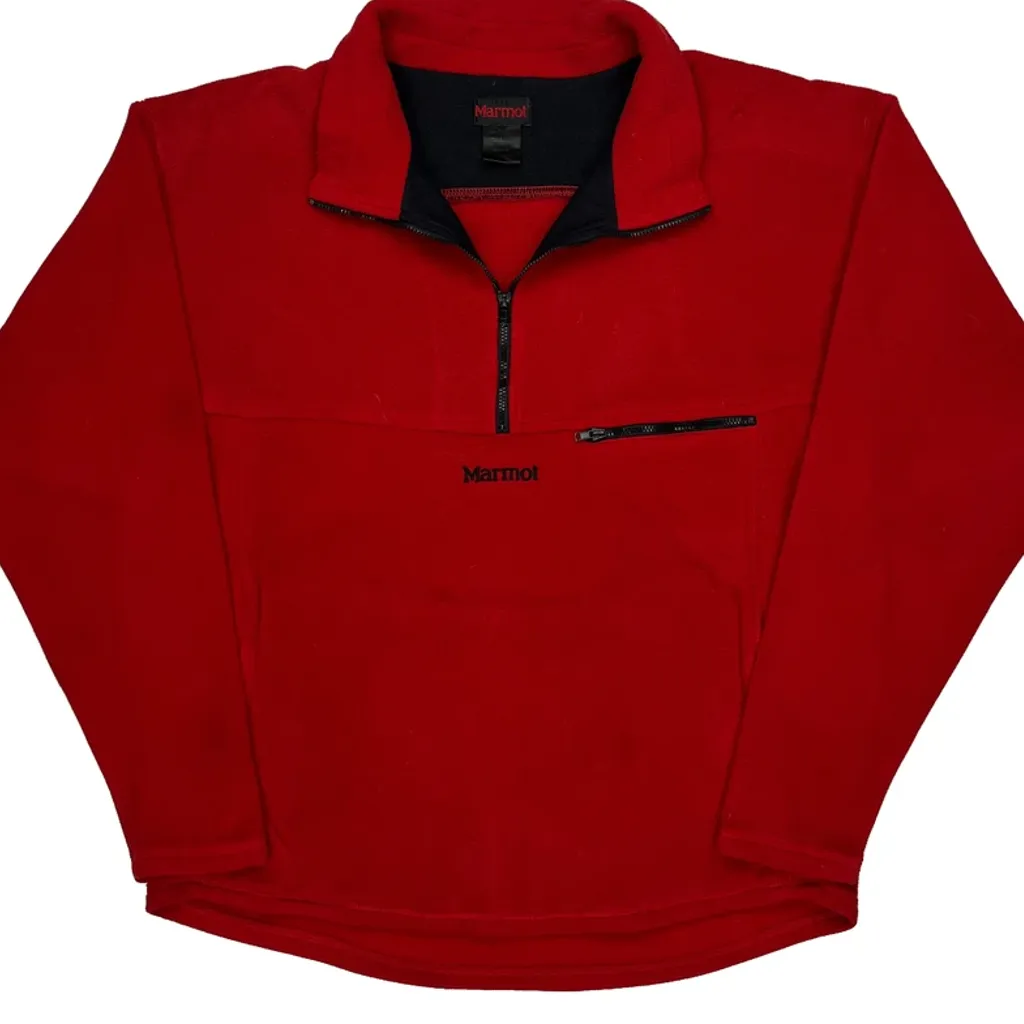 Marmot Fleece - Medium Red Polyester - Image 5
