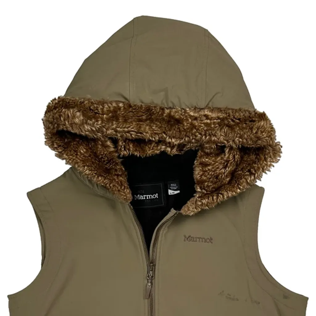 Marmot Gilet - Large Khaki Polyester - Image 4