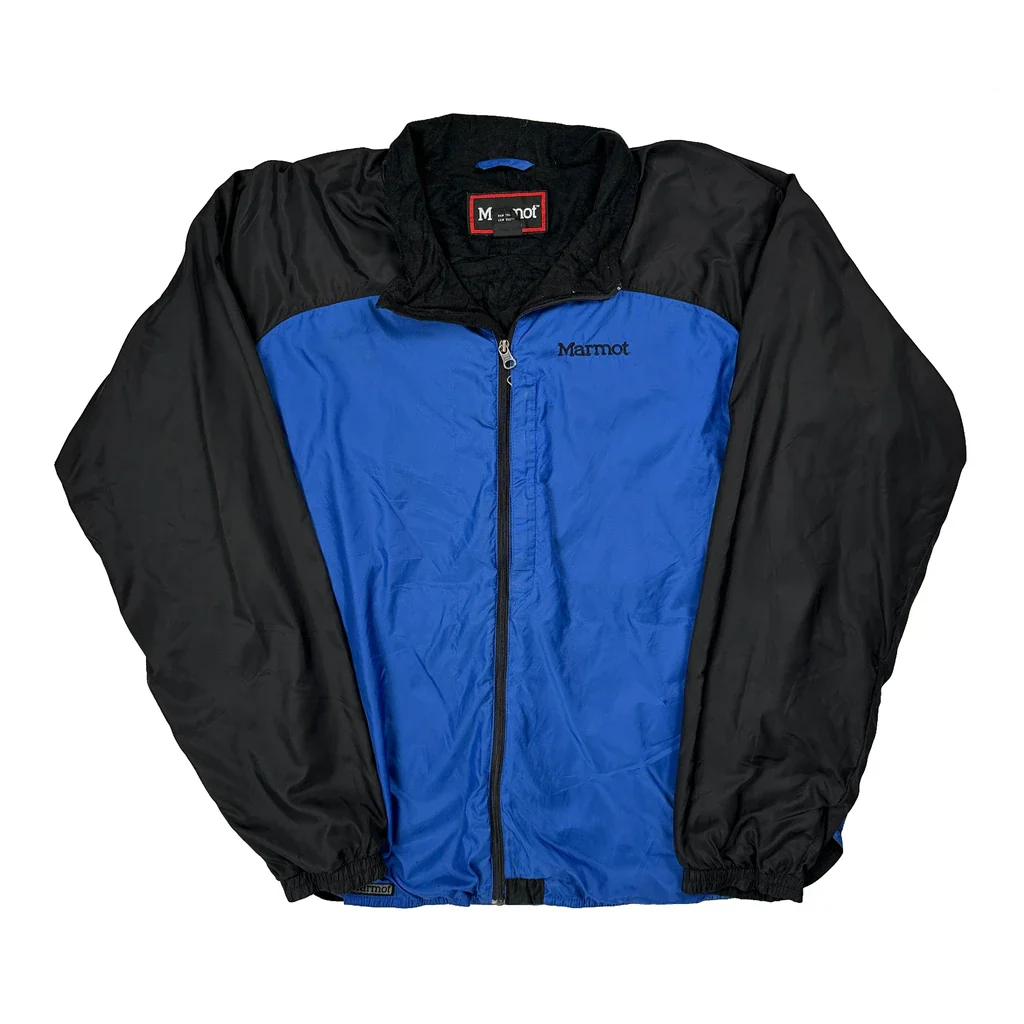 Marmot Windbreaker - Large Blue Polyester