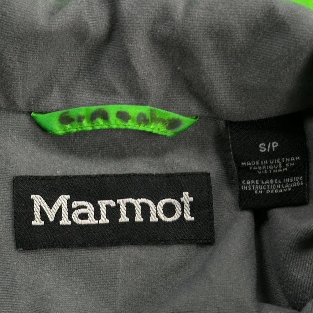 Marmot Windbreaker - Small Green Polyester - Image 3