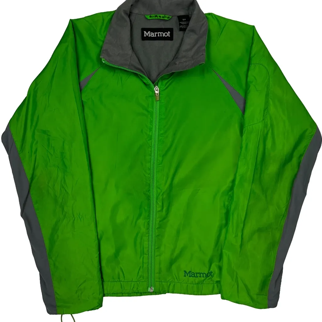 Marmot Windbreaker - Small Green Polyester - Image 5