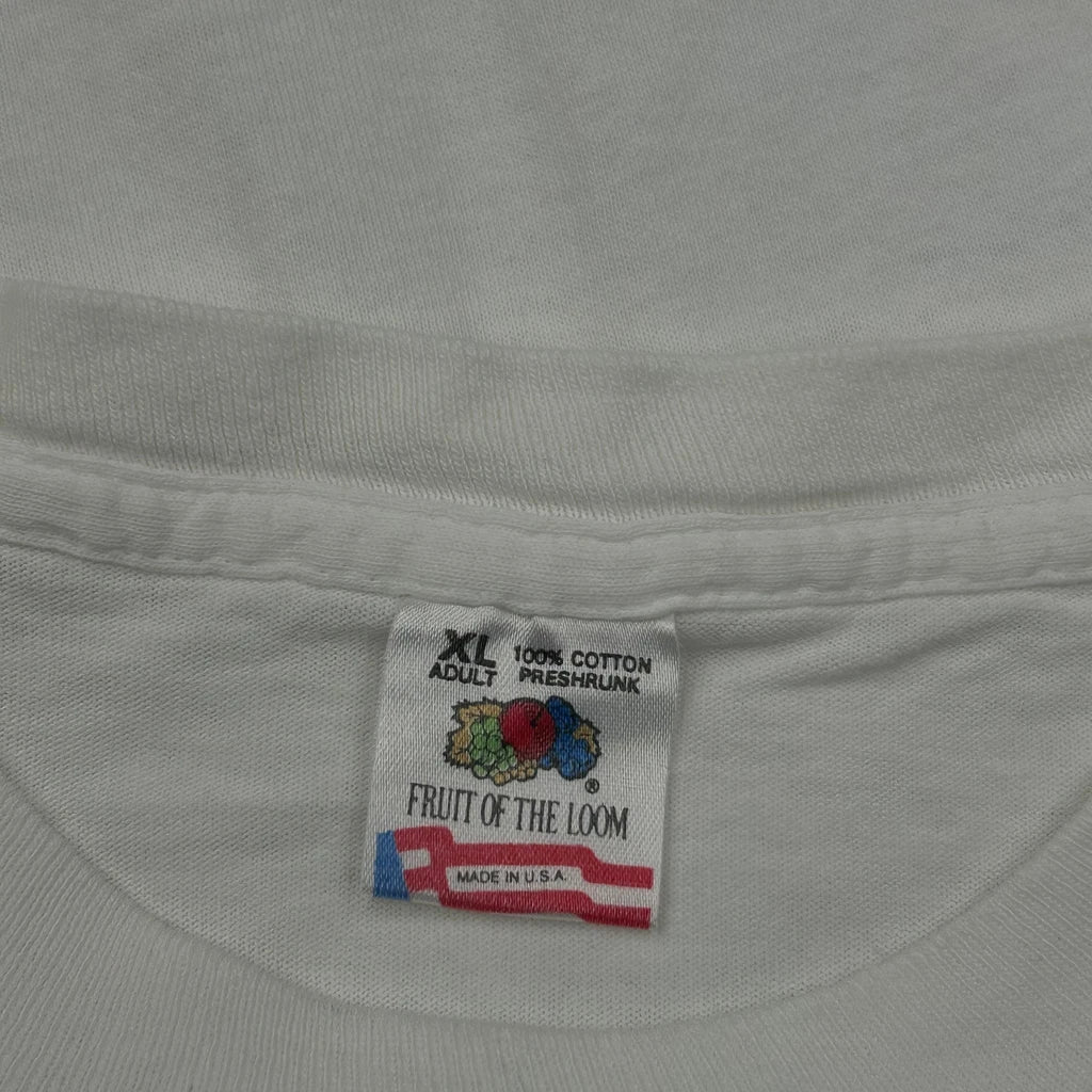 Martha'S Vineyard Map Fruit Of The Loom Graphic T-Shirt - XL White Cotton - Image 3