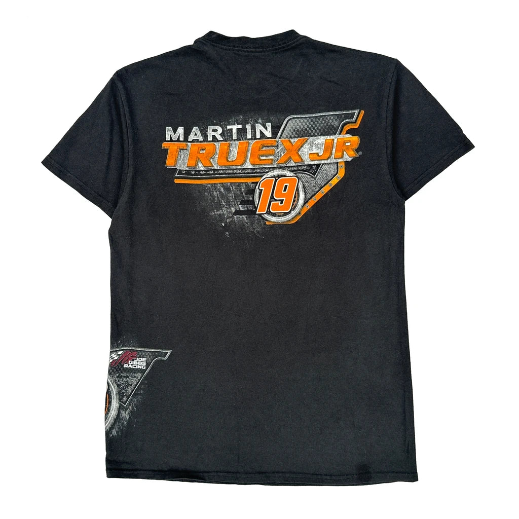 Martin Truex Jr. Joe Gibbs Nascar T-Shirt - Medium Black Cotton - Image 2
