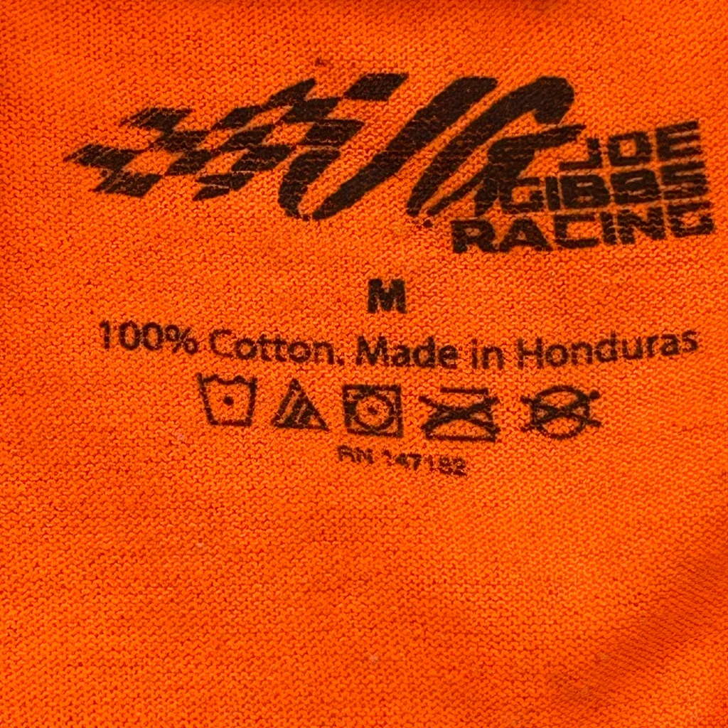 Martin Truex Jr. Unbranded Graphic T-Shirt - Medium Orange Cotton - Image 3