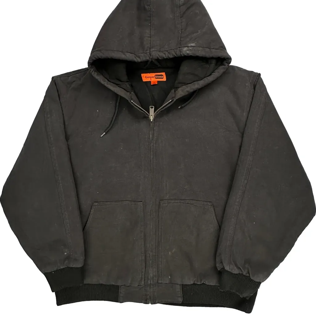 Martin'S Milk Service Corner Stone Workwear Jacket - XL Black Cotton - Image 5