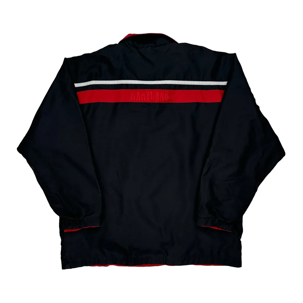 Maryland Nike Track Jacket - Large Black Polyester - Image 2