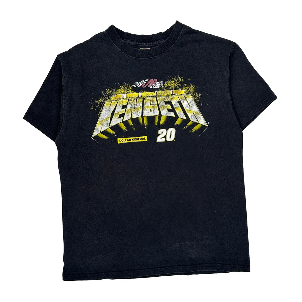 Matt Kenseth Nascar T-Shirt - Large Black Cotton