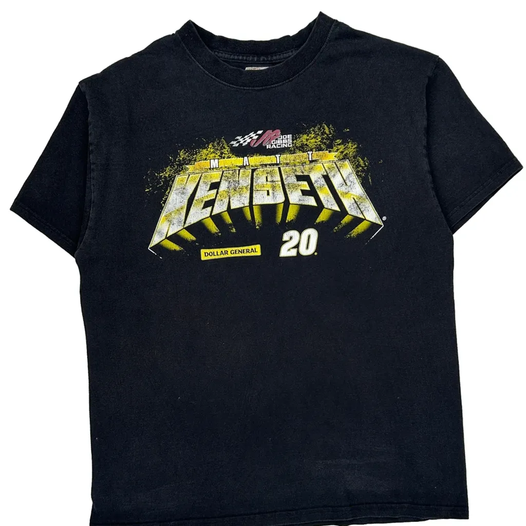 Matt Kenseth Nascar T-Shirt - Large Black Cotton - Image 4