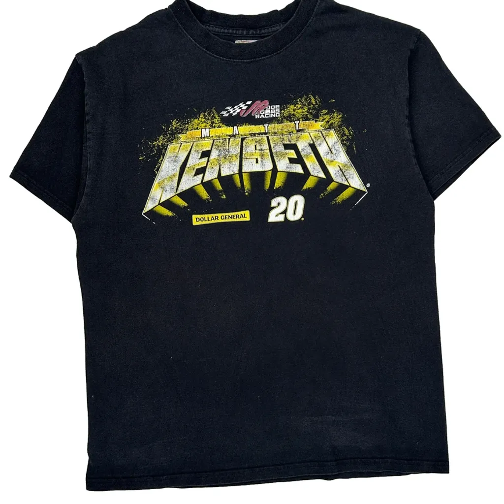 Matt Kenseth Nascar T-Shirt - Large Black Cotton - Image 5