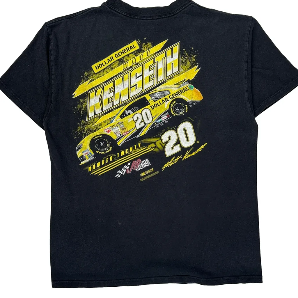 Matt Kenseth Nascar T-Shirt - Large Black Cotton - Image 6