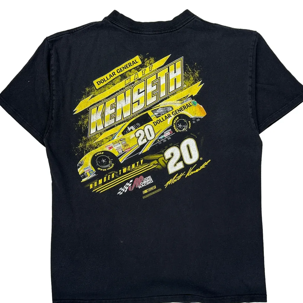Matt Kenseth Nascar T-Shirt - Large Black Cotton - Image 7