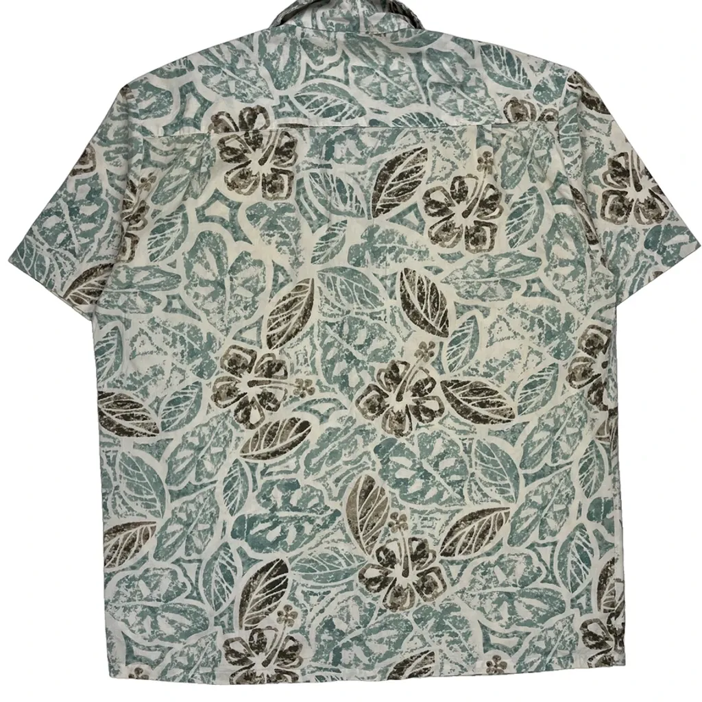 Maui Floral Hawaiian Shirt - Large Multicoloured Cotton - Image 6