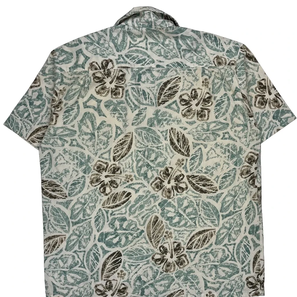 Maui Floral Hawaiian Shirt - Large Multicoloured Cotton - Image 7