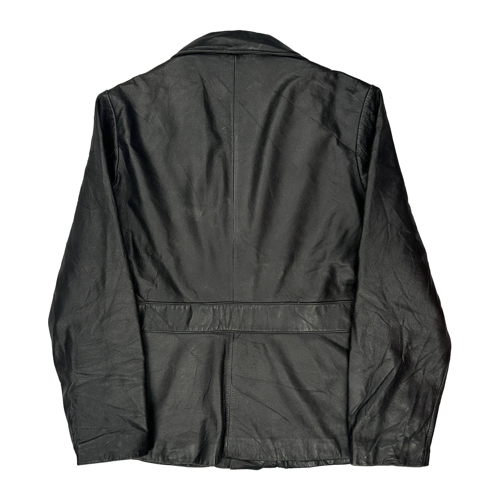 Maxima Leather Jacket - XL Black Leather - Image 2