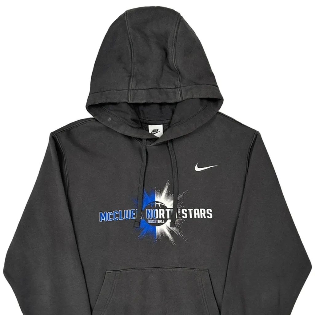 Mccluer North Stars Nike College Hoodie - Medium Black Cotton - Image 5