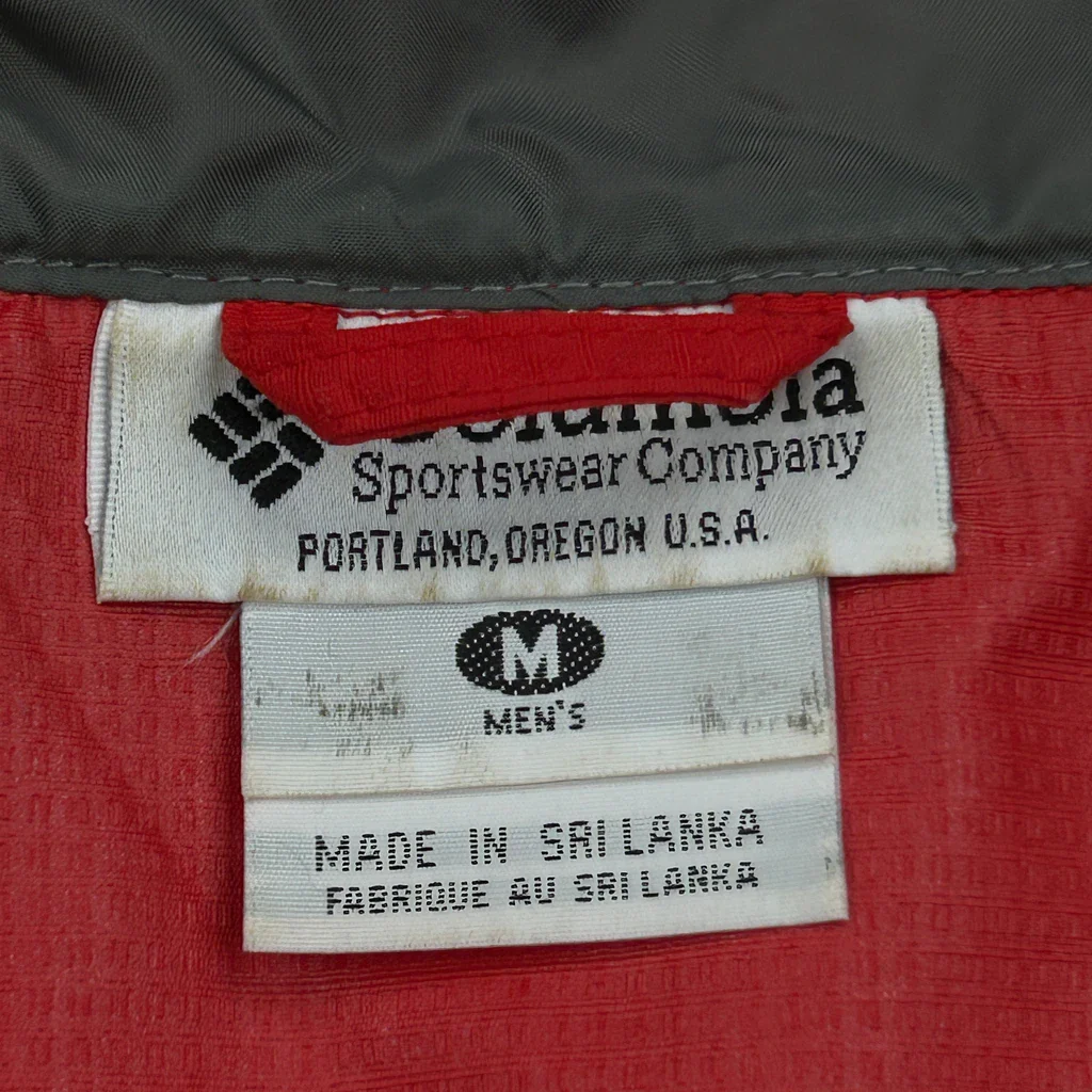 Mcnulty Custom Chopping Columbia Graphic Anorak - Medium Red Nylon - Image 3