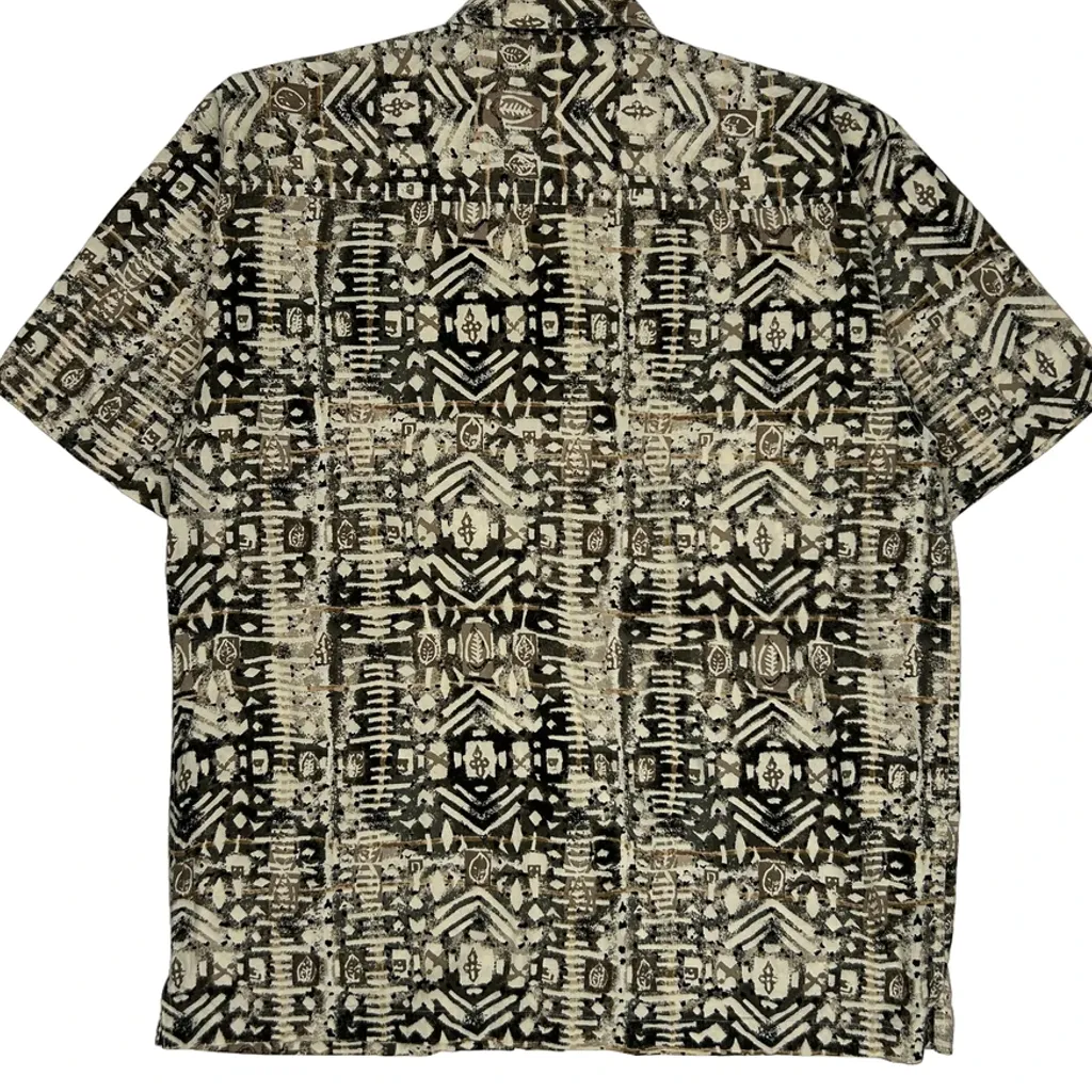Me Sport Hawaiian Shirt - Large Black Cotton - Image 6