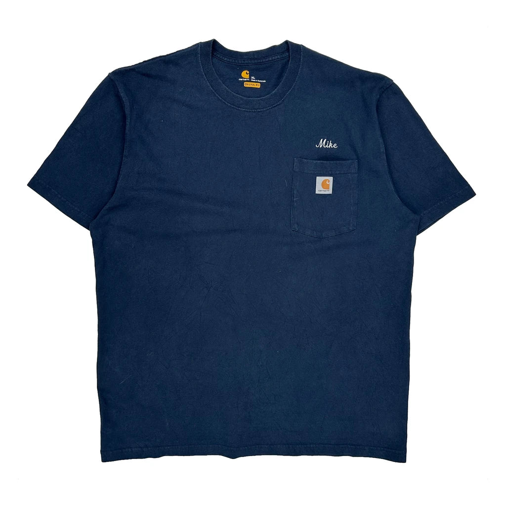 Mechanical Vibration & Balancing Services, Inc. Carhartt T-Shirt - XL Navy Cotton