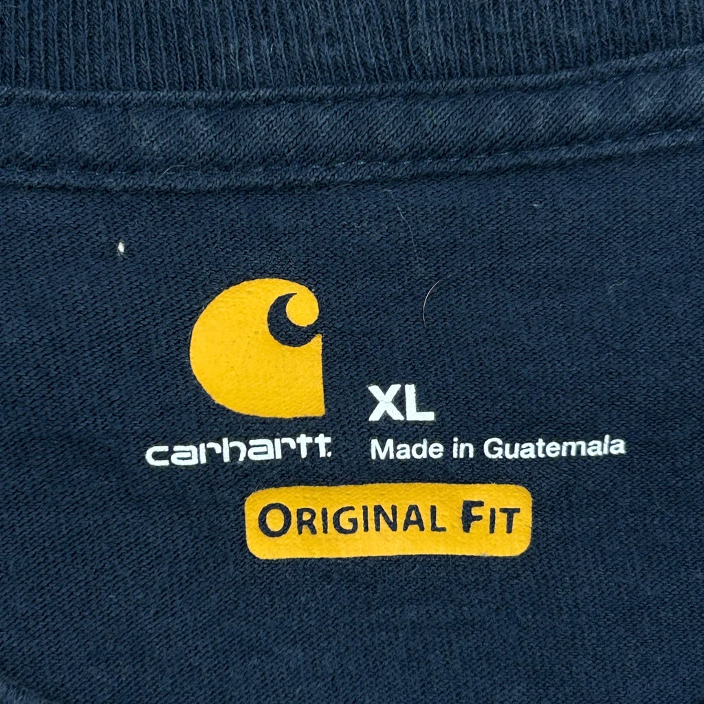 Mechanical Vibration & Balancing Services, Inc. Carhartt T-Shirt - XL Navy Cotton - Image 3