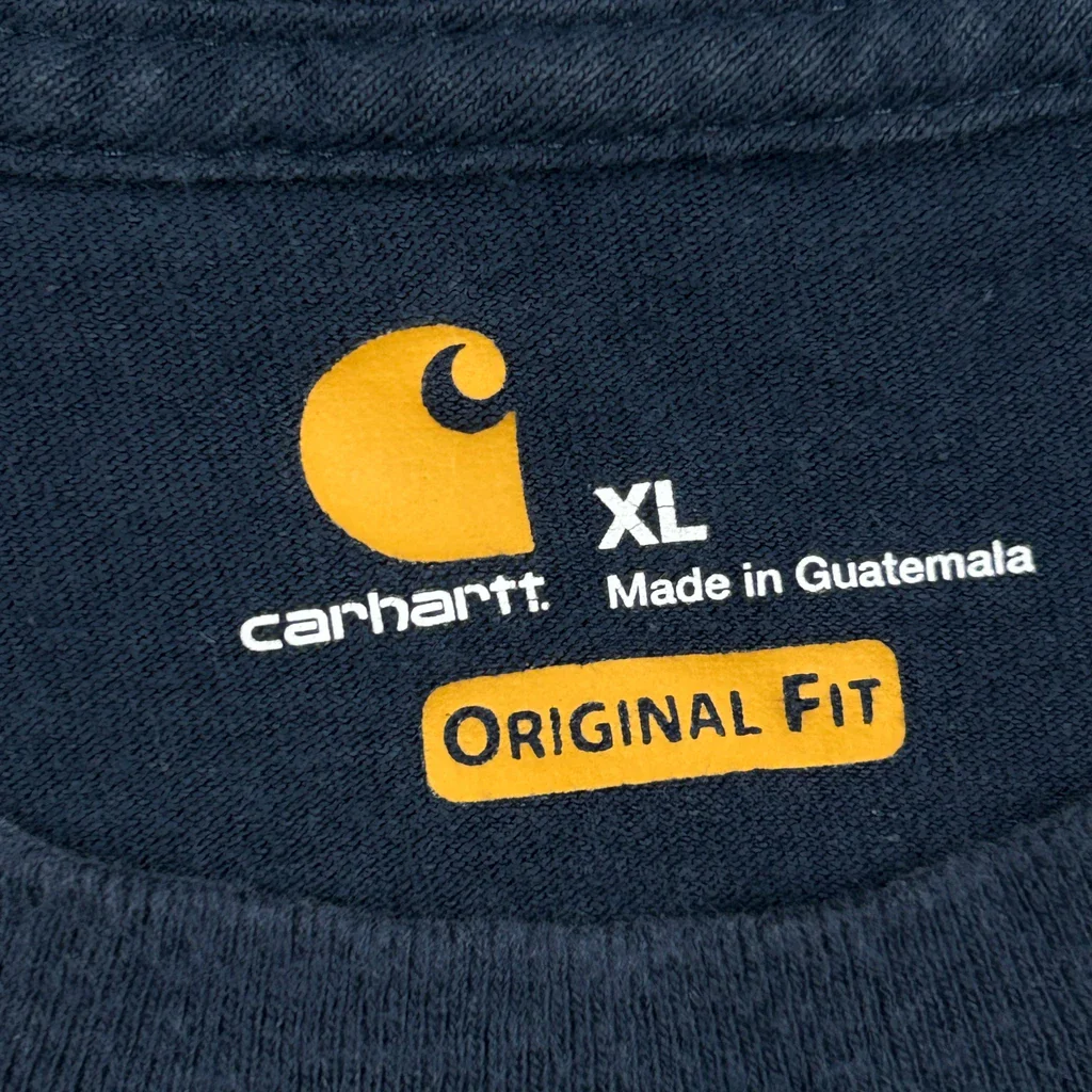 Mechanical Vibration & Balancing Services, Inc. Carhartt Graphic T-Shirt - XL Navy Cotton - Image 3