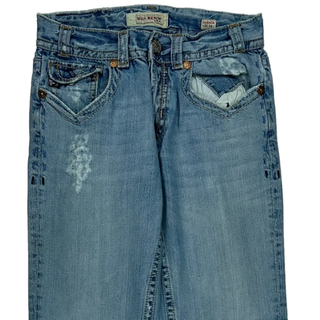 Mek Jeans - 30W UK 10 Light Wash Cotton - Image 10