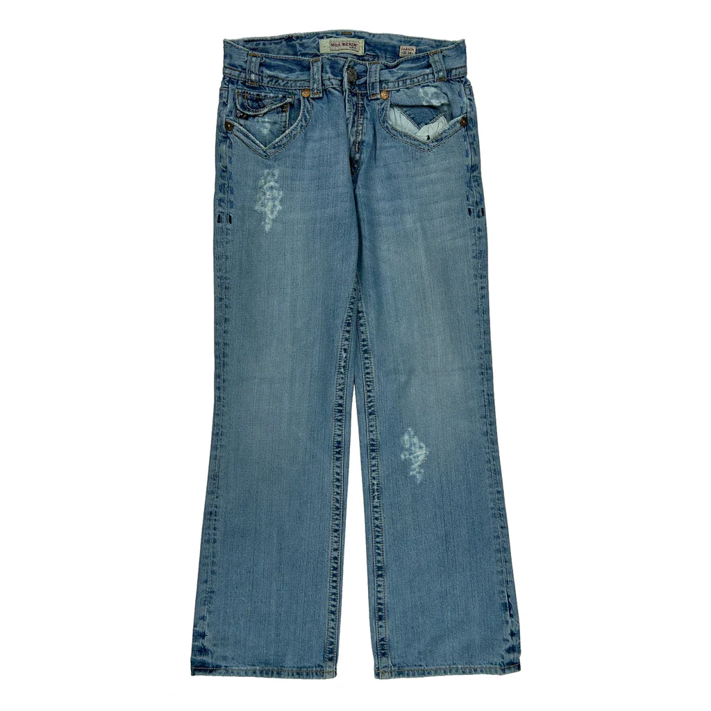 Mek Jeans - 30W UK 10 Light Wash Cotton - Image 2