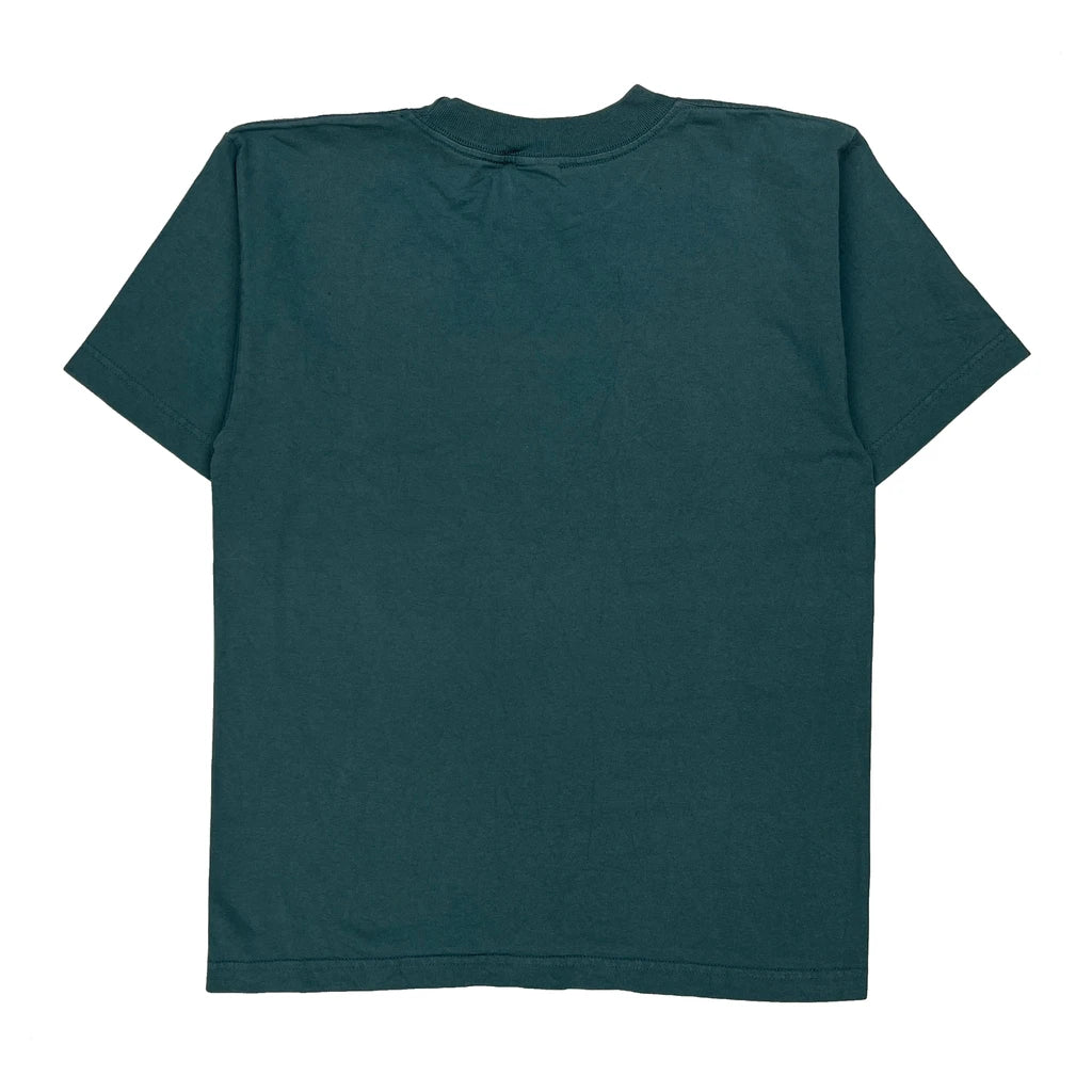 Memphis Beale St. Tennessee Looney Tunes Graphic T-Shirt - Medium Green Cotton - Image 2